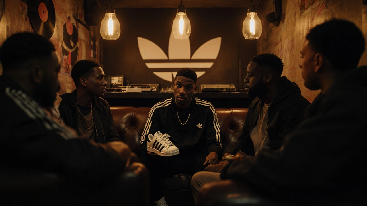 Amici a Milano spiegano il significato di &quot;è Adidas&quot; con una Superstar vintage.