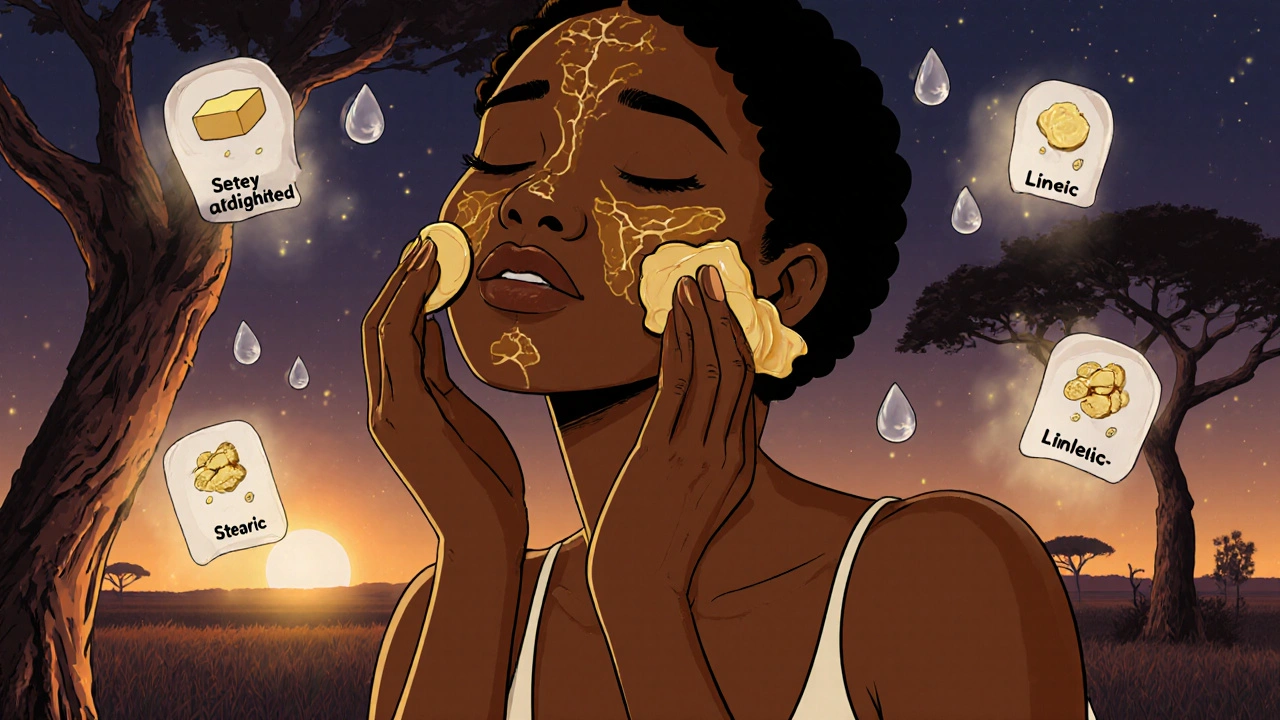 Burro di karité nella crema viso: i benefici per la pelle secca