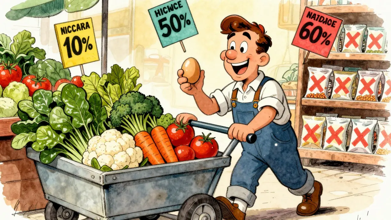 Spesa intelligente per la perdita di peso: la lista definitiva di alimenti sazianti e ipocalorici