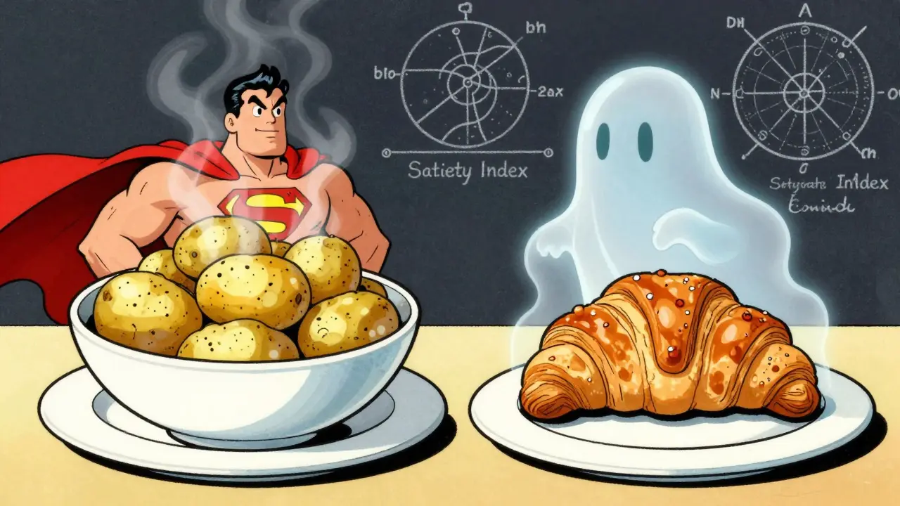 Patate bollite come supereroi contro un croissant fantasma che scompare