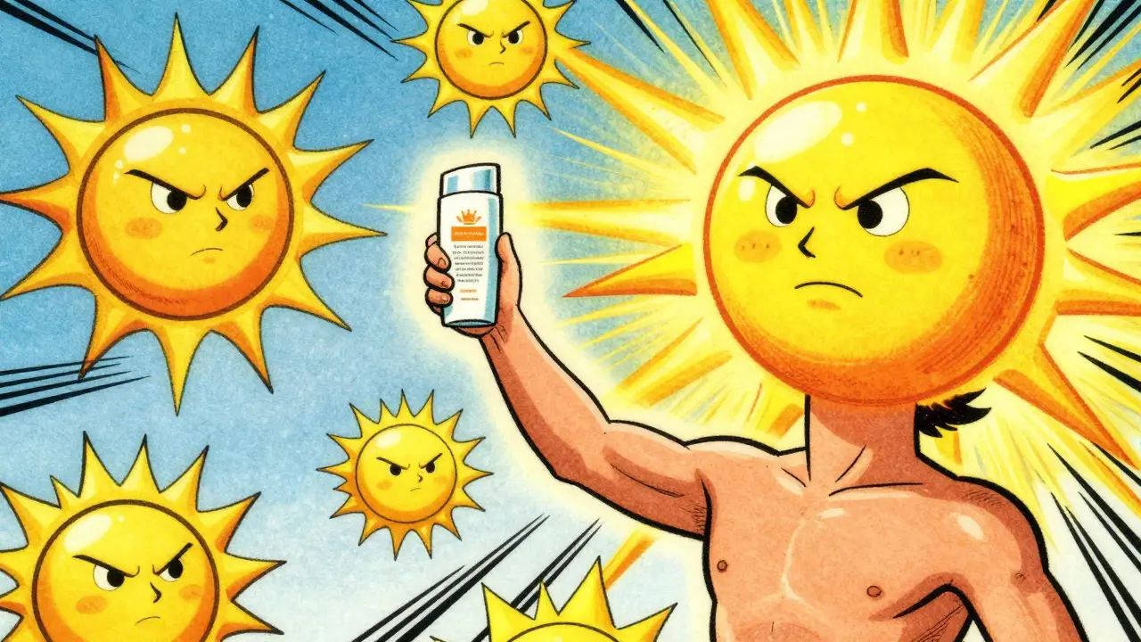 Persona che usa la crema solare per proteggersi dal sole