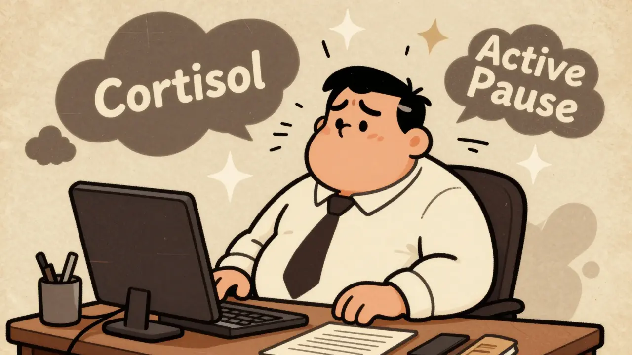 Pause attive anti-stress: micro-strategie per sostenere il dimagrimento