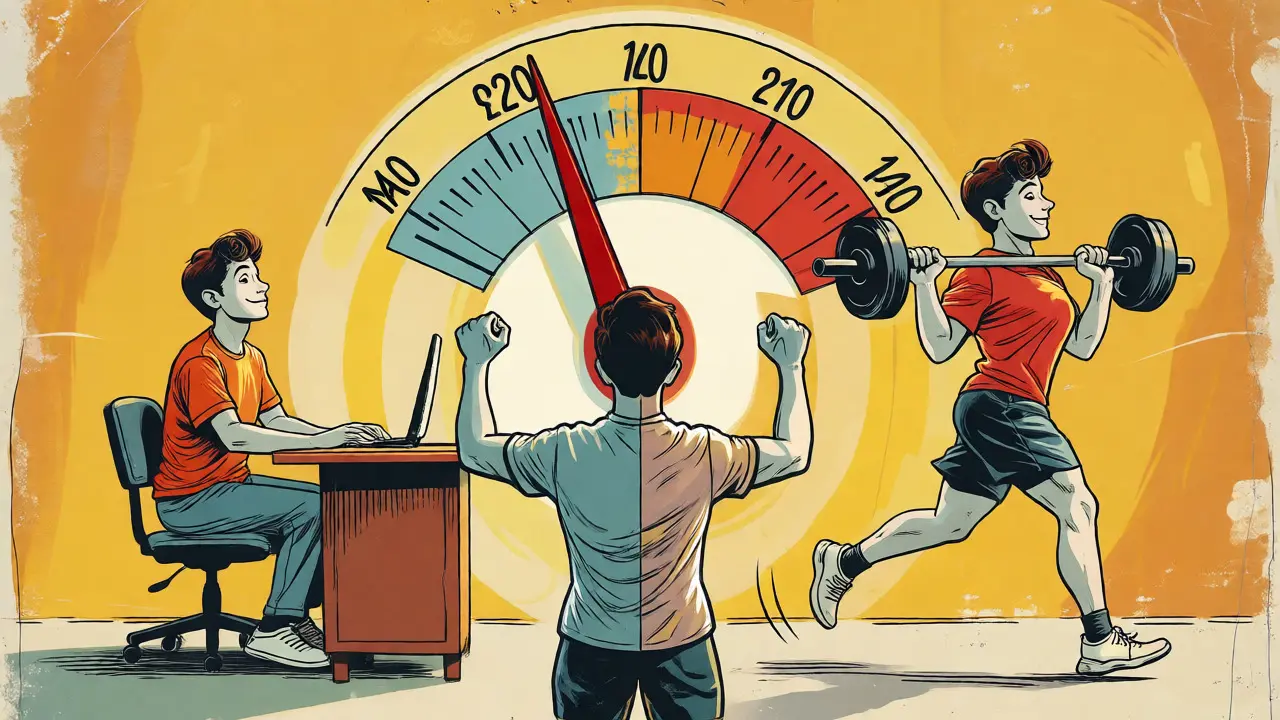 Rappresentazione illustrata dei livelli di attività fisica e moltiplicatori